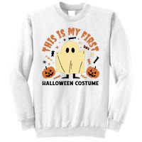 This Is My First Halloween Costume Cute Ghost Sweatshirt