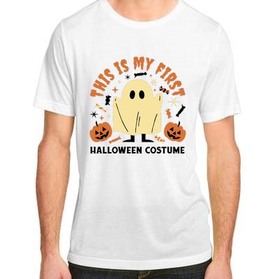 This Is My First Halloween Costume Cute Ghost Adult ChromaSoft Performance T-Shirt