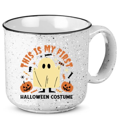 This Is My First Halloween Costume Cute Ghost 15oz Campfire Ceramic Mug