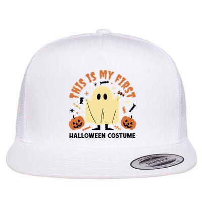 This Is My First Halloween Costume Cute Ghost Flatbill Hat