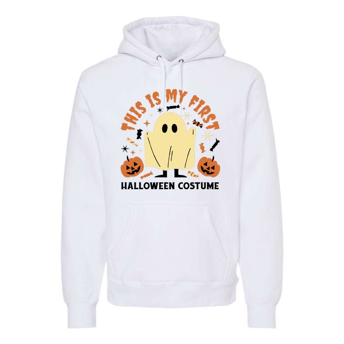 This Is My First Halloween Costume Cute Ghost Premium Hoodie