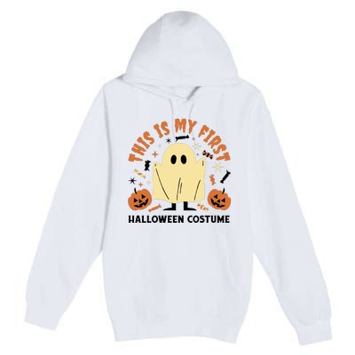 This Is My First Halloween Costume Cute Ghost Premium Pullover Hoodie