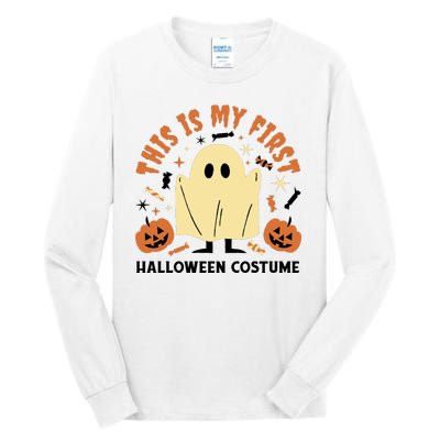 This Is My First Halloween Costume Cute Ghost Tall Long Sleeve T-Shirt