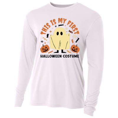 This Is My First Halloween Costume Cute Ghost Cooling Performance Long Sleeve Crew