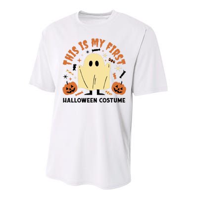 This Is My First Halloween Costume Cute Ghost Performance Sprint T-Shirt