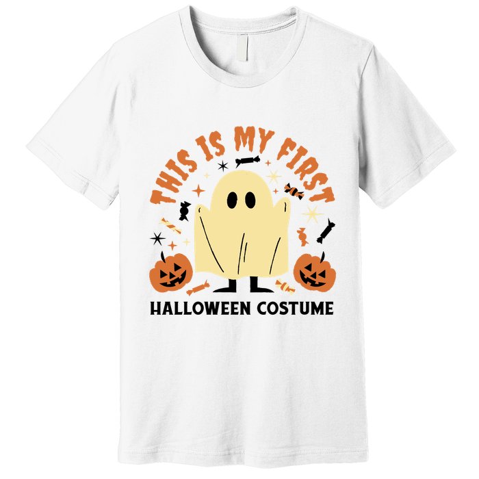 This Is My First Halloween Costume Cute Ghost Premium T-Shirt