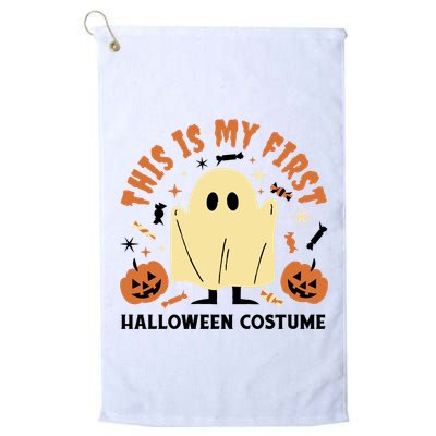 This Is My First Halloween Costume Cute Ghost Golf Towel