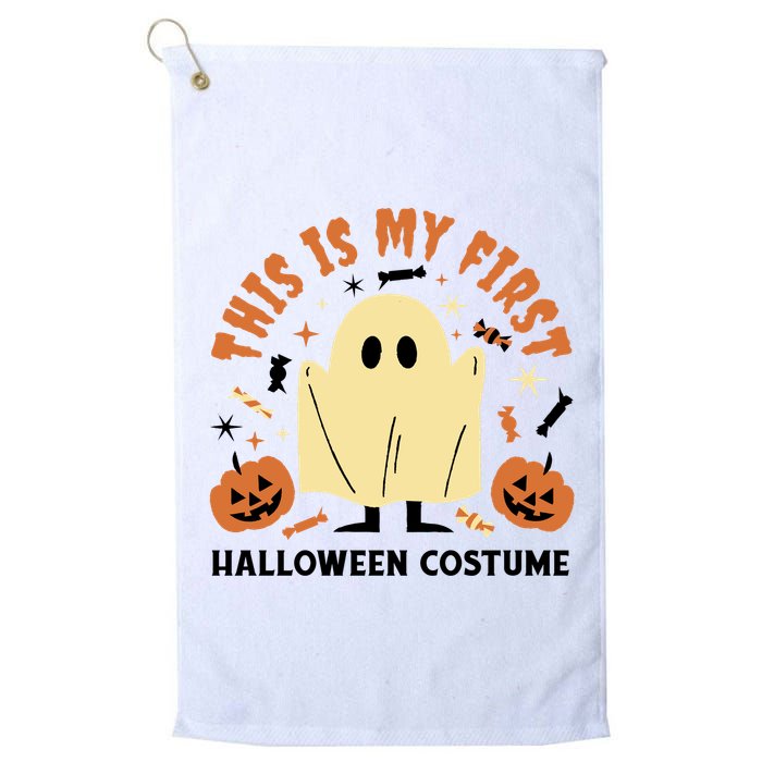 This Is My First Halloween Costume Cute Ghost Golf Towel