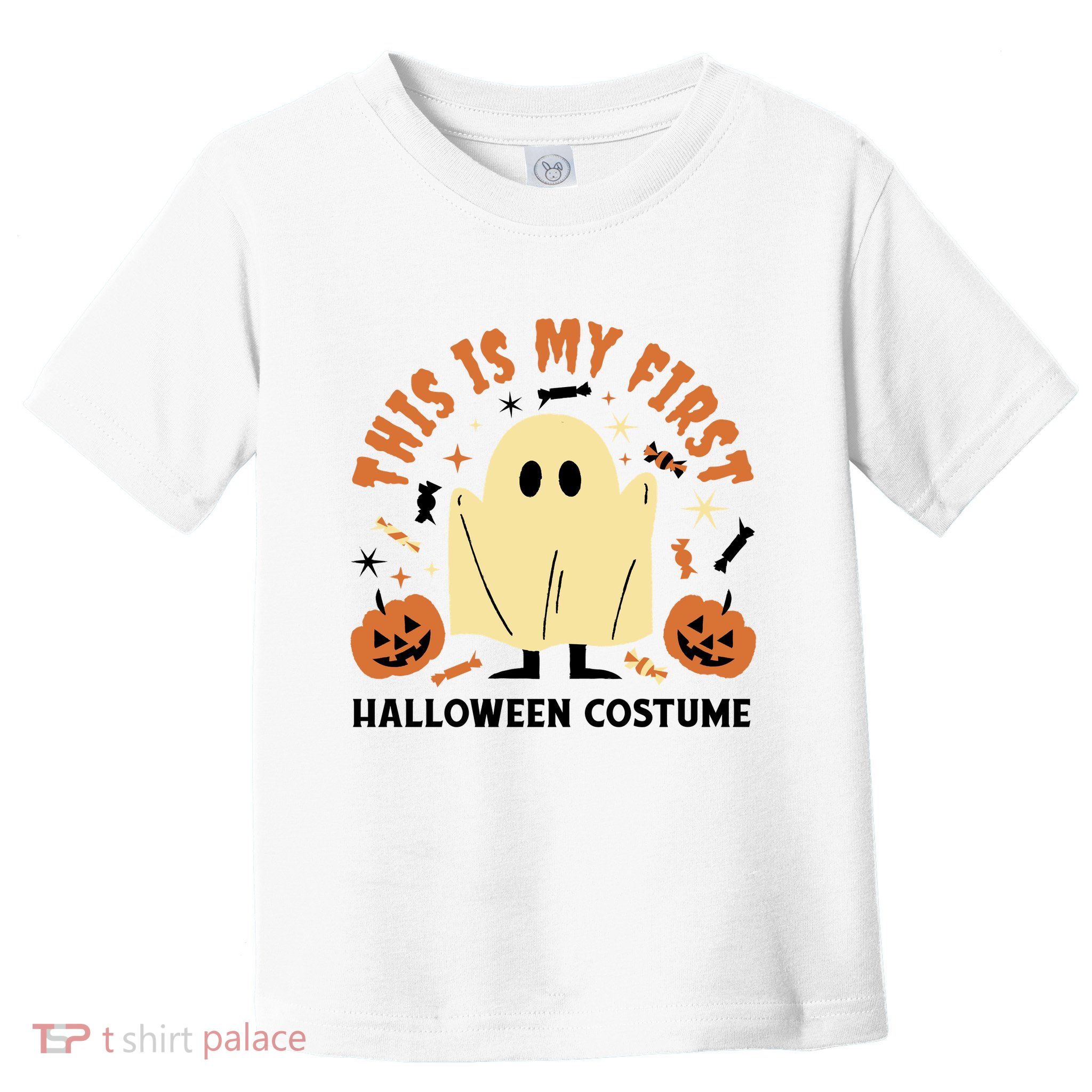 This Is My First Halloween Costume Cute Ghost Toddler T-Shirt