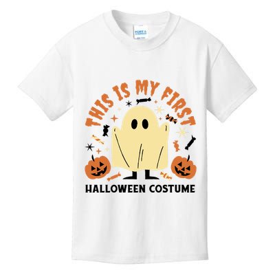 This Is My First Halloween Costume Cute Ghost Kids T-Shirt