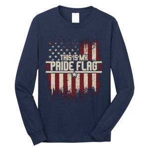 This Is My Pride Flag 4th Of Julys Patriotic Usa Long Sleeve Shirt