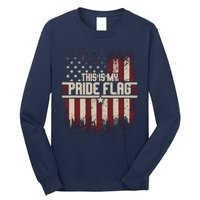 This Is My Pride Flag 4th Of Julys Patriotic Usa Long Sleeve Shirt