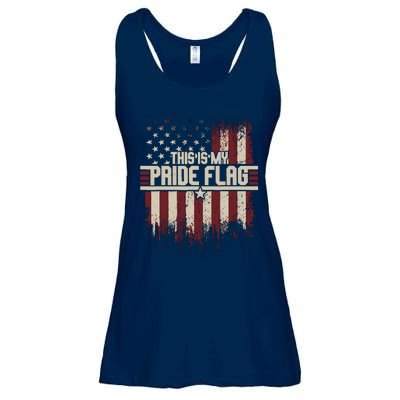 This Is My Pride Flag 4th Of Julys Patriotic Usa Ladies Essential Flowy Tank