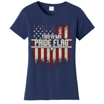 This Is My Pride Flag 4th Of Julys Patriotic Usa Women's T-Shirt