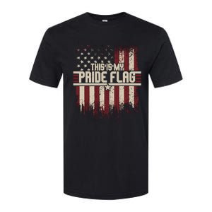 This Is My Pride Flag 4th Of Julys Patriotic Usa Softstyle CVC T-Shirt