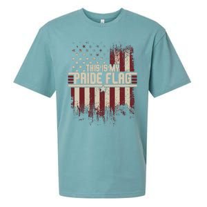 This Is My Pride Flag 4th Of Julys Patriotic Usa Sueded Cloud Jersey T-Shirt