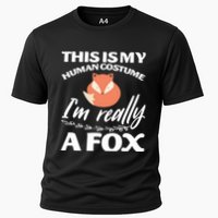 This Is My Human Costume I'm Really A Fox Tee Cooling Performance Crew T-Shirt