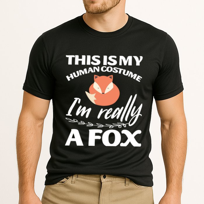 This Is My Human Costume I'm Really A Fox Tee Cooling Performance Crew T-Shirt