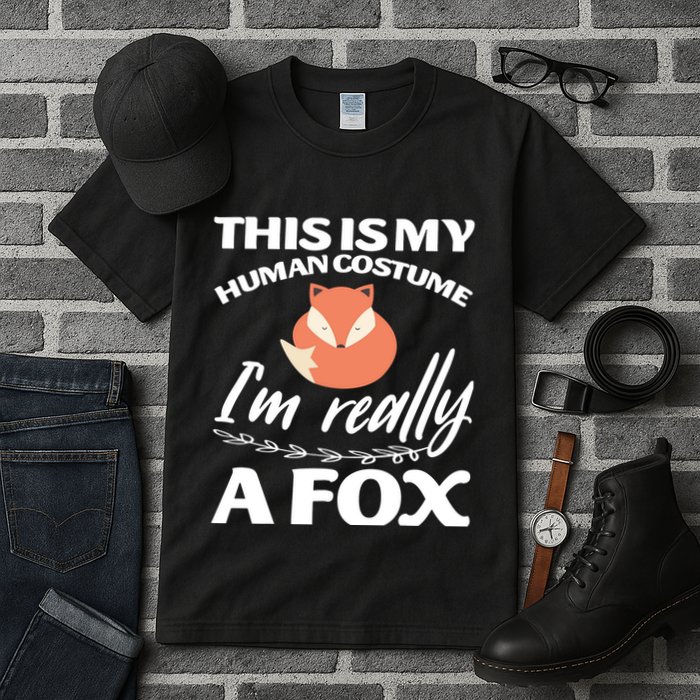 This Is My Human Costume I'm Really A Fox Tee Tall T-Shirt