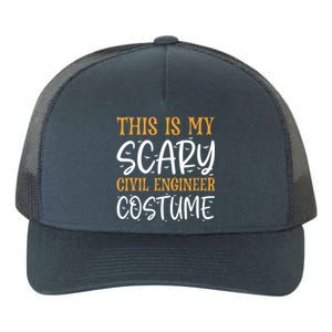 This Is My Scary Civil Engineer Costume Funny Halloween Yupoong Adult 5-Panel Trucker Hat