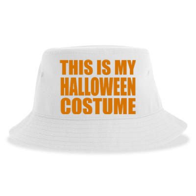 This Is My Halloween Costume Funny Sustainable Bucket Hat