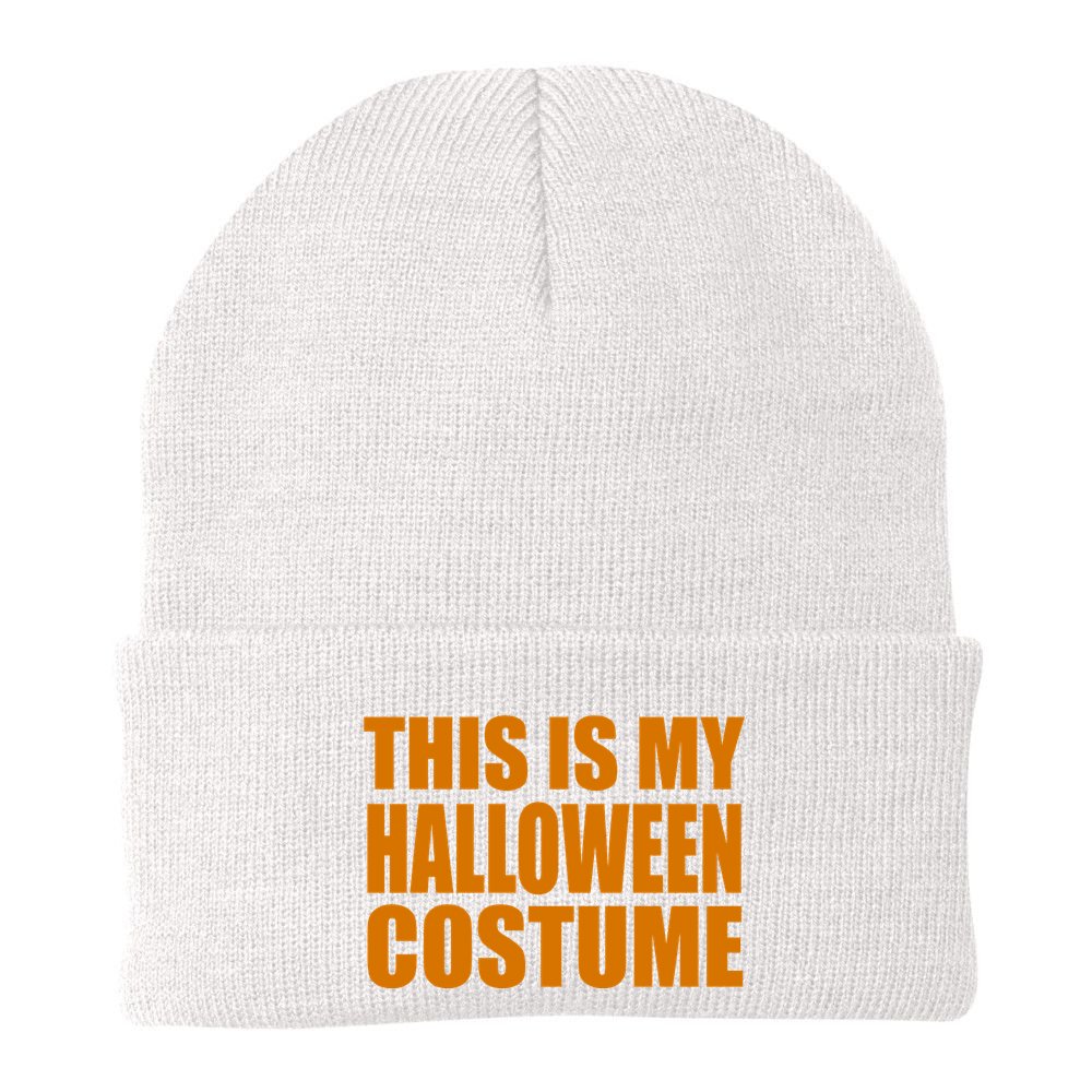 This Is My Halloween Costume Funny Beanie