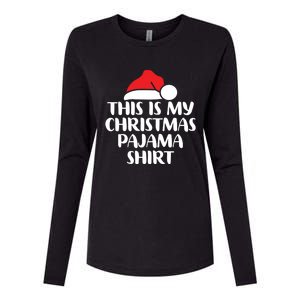 This Is My Christmas Pajama Funny Family Matching Xmas Gift Womens Cotton Relaxed Long Sleeve T-Shirt