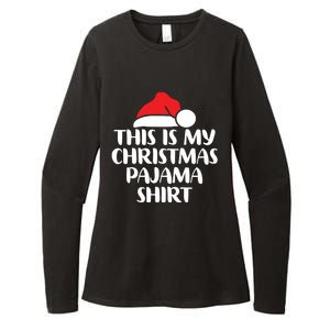 This Is My Christmas Pajama Funny Family Matching Xmas Gift Womens CVC Long Sleeve Shirt