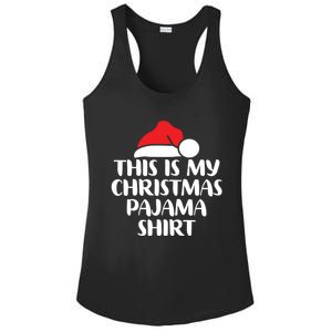 This Is My Christmas Pajama Funny Family Matching Xmas Gift Ladies PosiCharge Competitor Racerback Tank