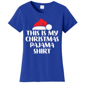 This Is My Christmas Pajama Funny Family Matching Xmas Gift Women's T-Shirt