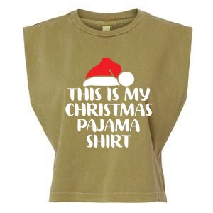 This Is My Christmas Pajama Funny Family Matching Xmas Gift Garment-Dyed Women's Muscle Tee