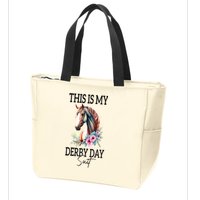 This Is My Derby Day Suit Horse Racing Zip Tote Bag