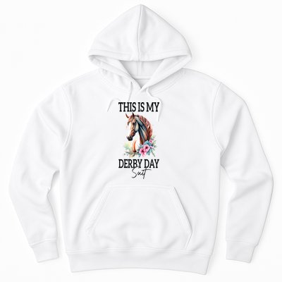 This Is My Derby Day Suit Horse Racing Hoodie