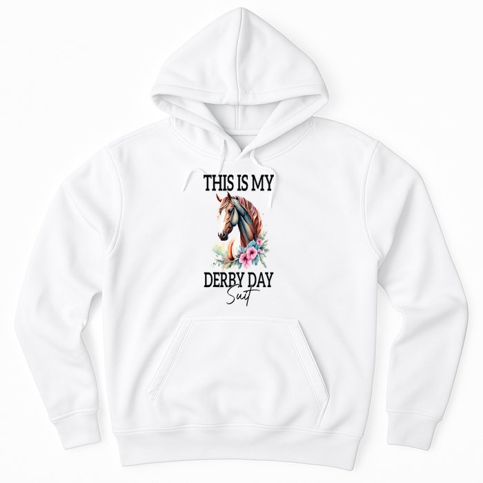 This Is My Derby Day Suit Horse Racing Hoodie