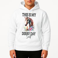This Is My Derby Day Suit Horse Racing Hoodie