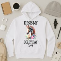 This Is My Derby Day Suit Horse Racing Hoodie