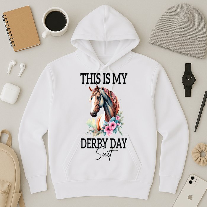 This Is My Derby Day Suit Horse Racing Hoodie