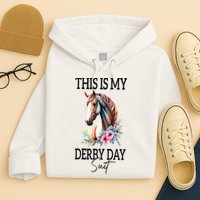 This Is My Derby Day Suit Horse Racing Hoodie