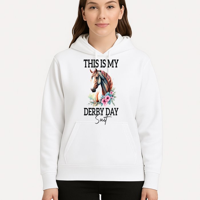 This Is My Derby Day Suit Horse Racing Hoodie