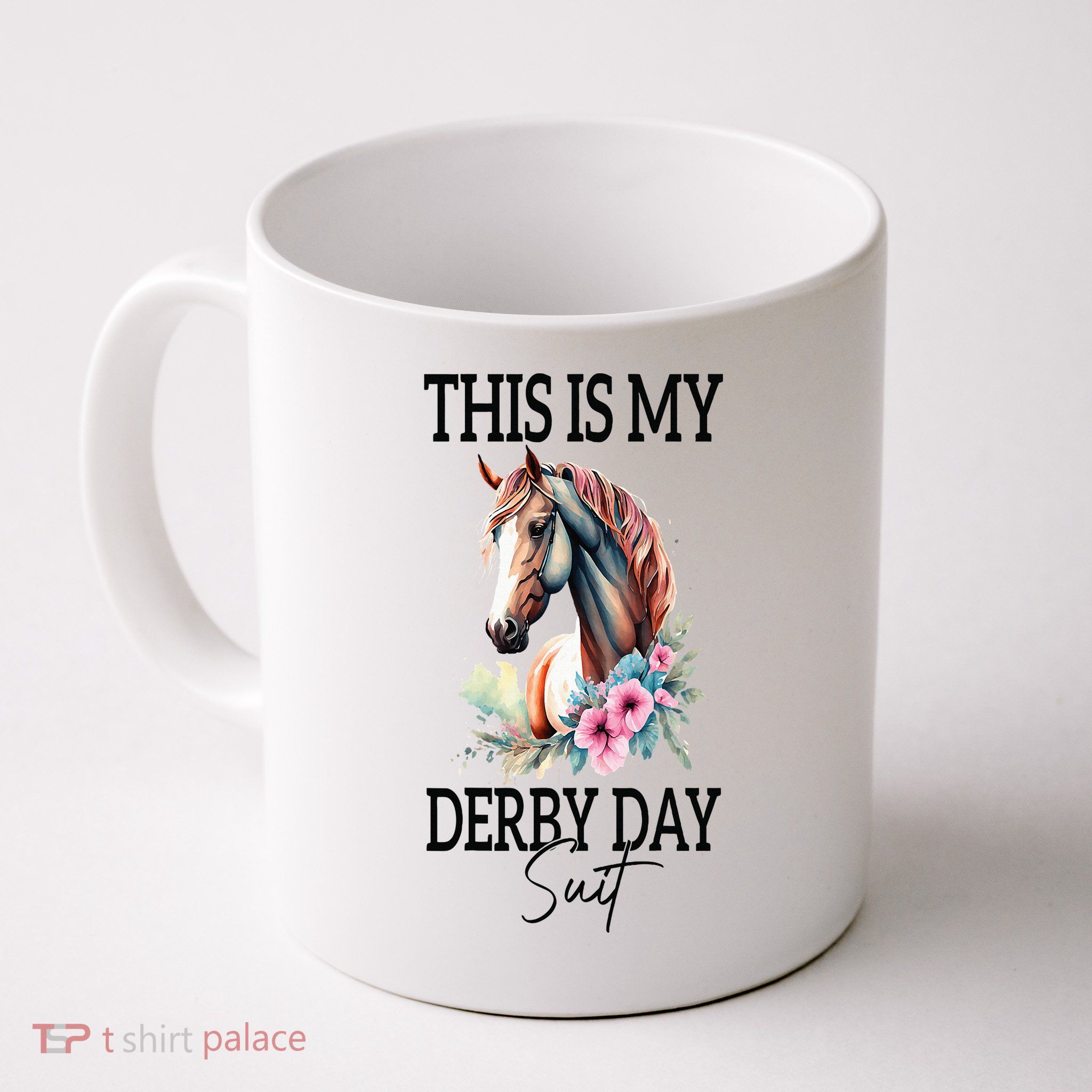 This Is My Derby Day Suit Horse Racing Mug