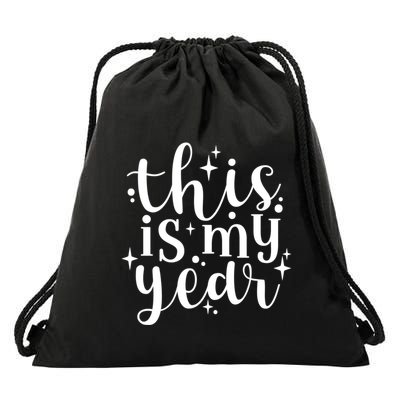 This Is My Year New Year Party Design Gift Drawstring Bag