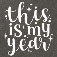 This Is My Year New Year Party Design Gift Cotton Canvas Backpack
