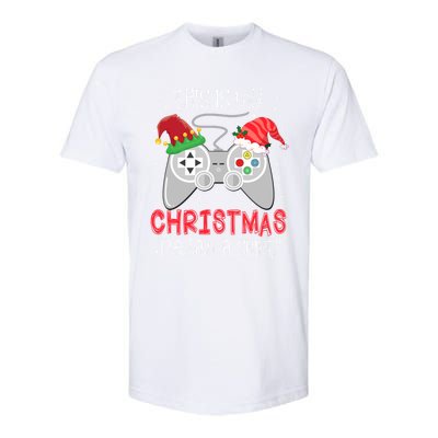 This Is My Christmas Pajama Gamer Video Game Lover Santa Hat Gift Softstyle CVC T-Shirt