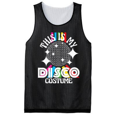 This Is My Disco Costume 1970s Funky Party 70s Groove Mesh Reversible Basketball Jersey Tank