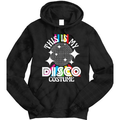 This Is My Disco Costume 1970s Funky Party 70s Groove Tie Dye Hoodie