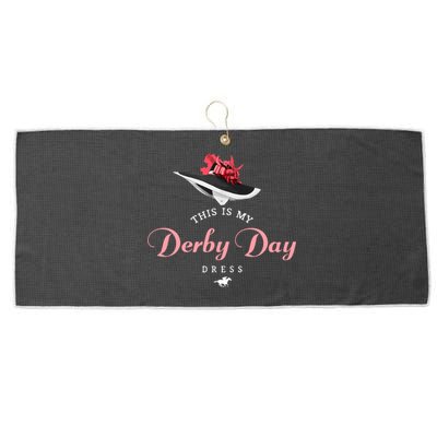 This Is My Derby Day Dress Large Microfiber Waffle Golf Towel