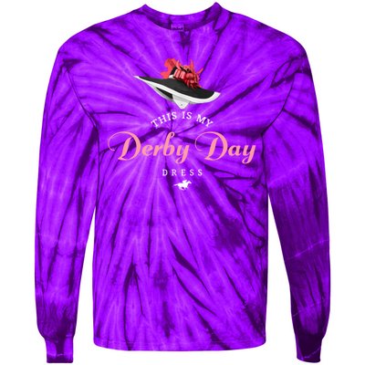 This Is My Derby Day Dress Tie-Dye Long Sleeve Shirt