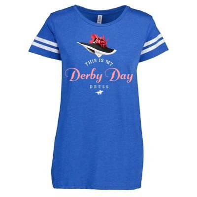 This Is My Derby Day Dress Enza Ladies Jersey Football T-Shirt