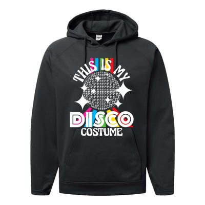 This Is My Disco Costume 1970s Funky Party 70s Groove Performance Fleece Hoodie