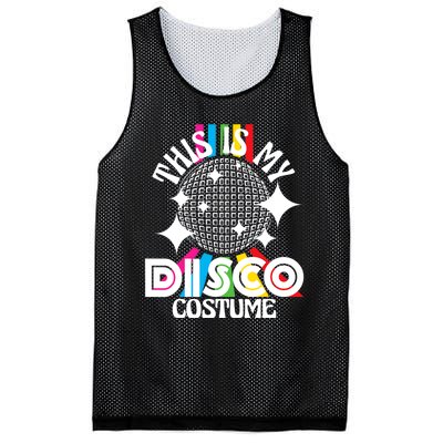 This Is My Disco Costume 1970s Funky Party 70s Groove Mesh Reversible Basketball Jersey Tank